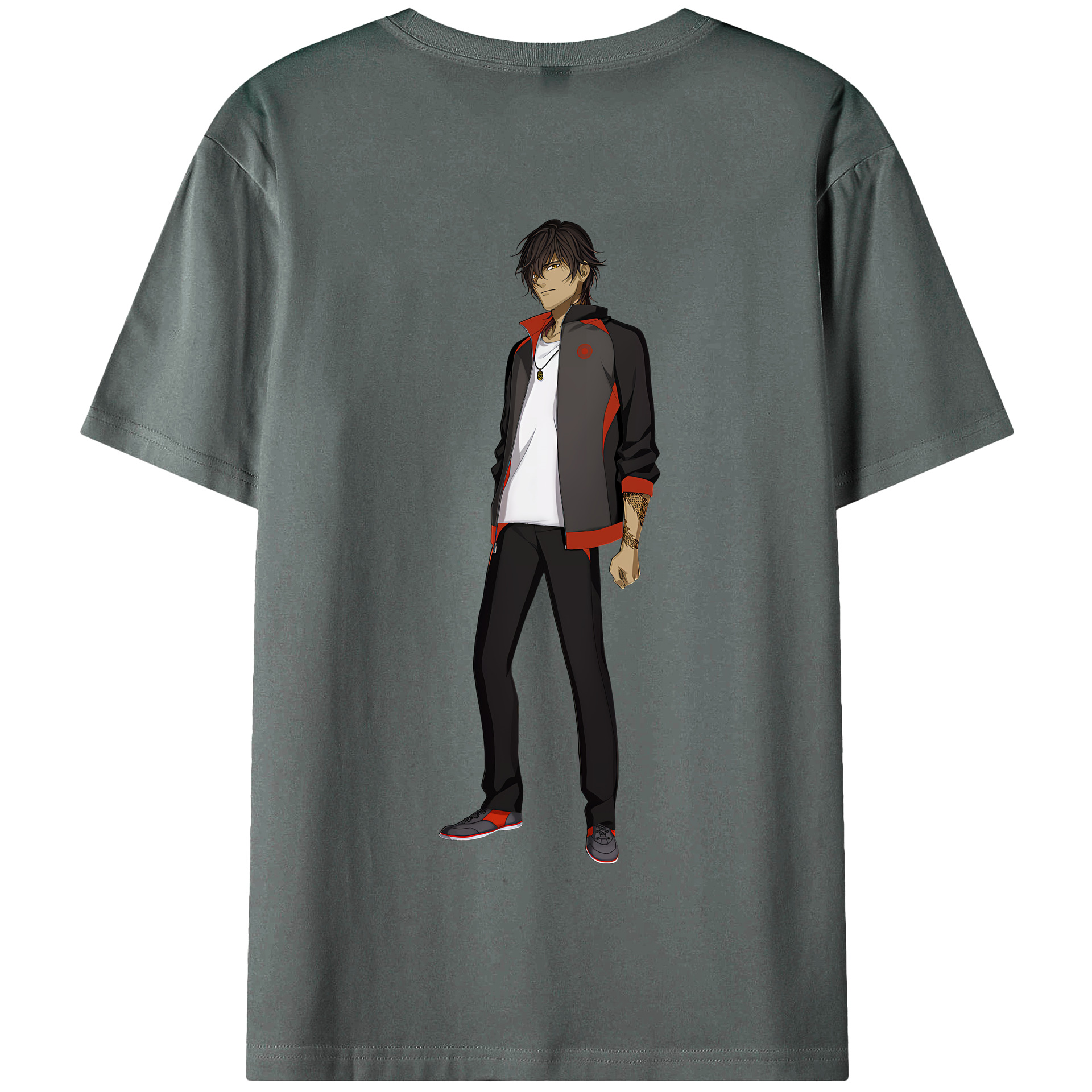 （画像用） 刀剣乱舞 Touken Ranbu 綿100％半袖Tシャツ（背面プリント）